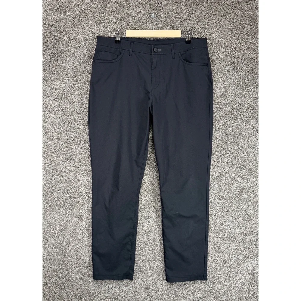 Public Rec Workday Pants Mens 36/32 (Fits 36/30) Black 5-Pocket Performance